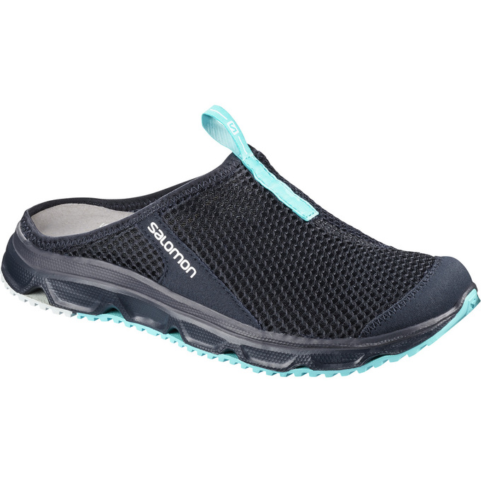 Salomon Israel RX SLIDE 3.0 W - Womens Sandals - Navy (ZFTQ-43189)